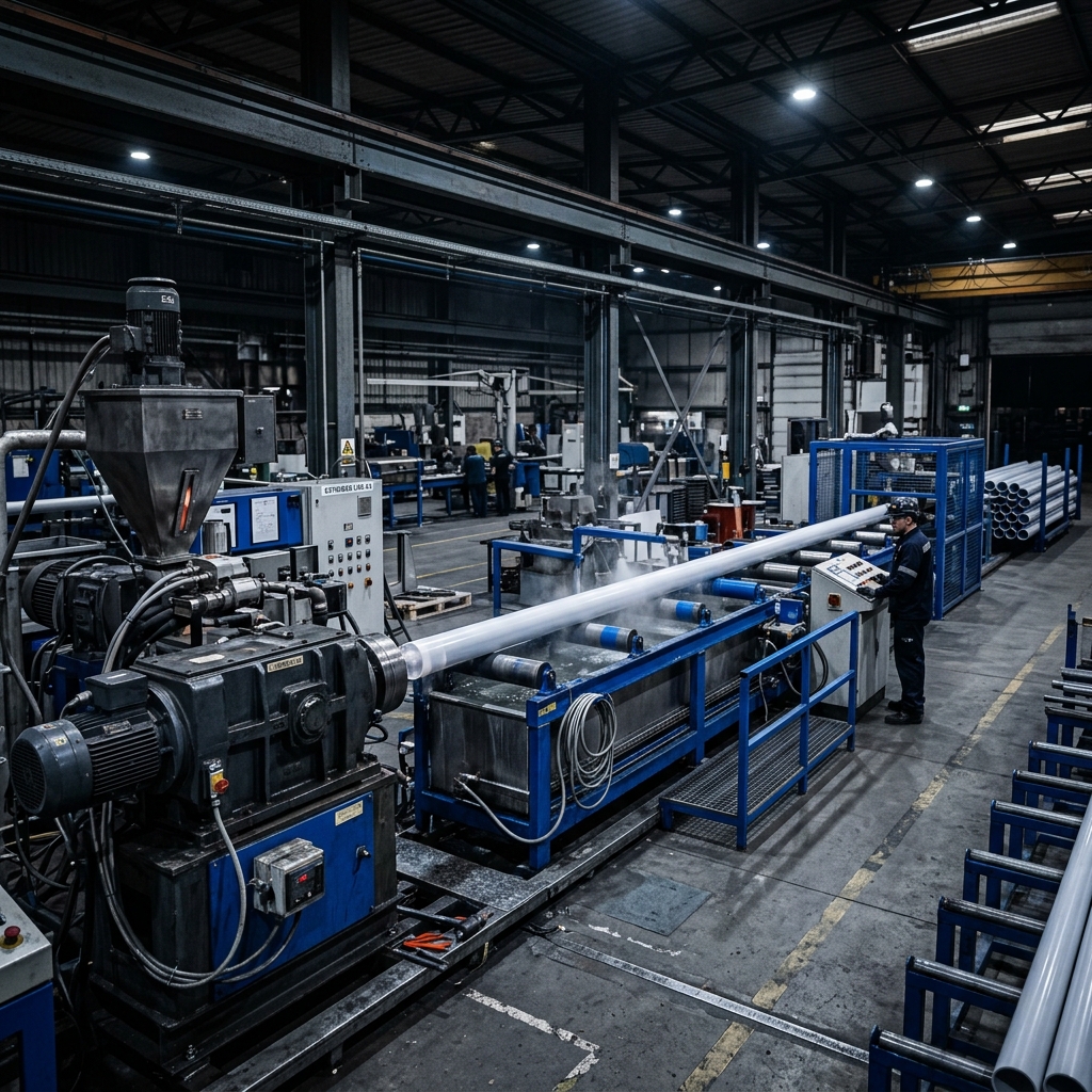 PVC Pipe Extrusion Plant